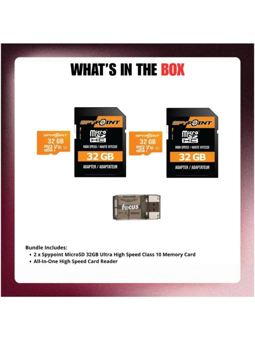 32GB microSD Memory Card Bundle for Cameras & Devices - High-Speed Storage